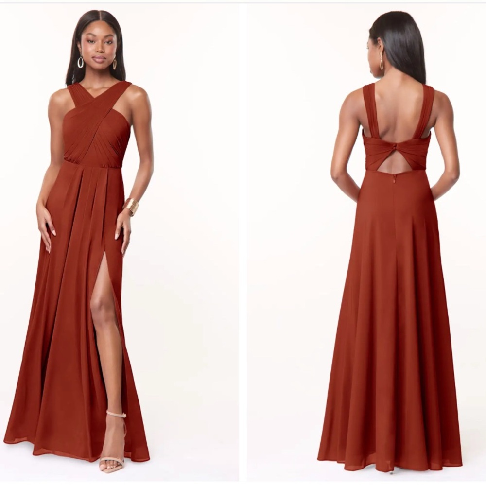 Azazie Rust Dress